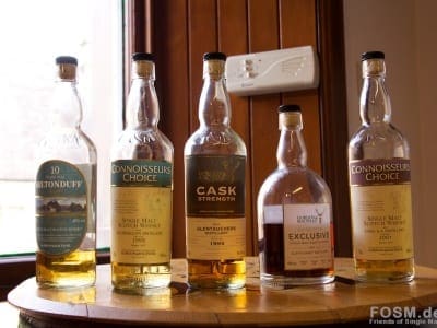 Die fünf Whiskys