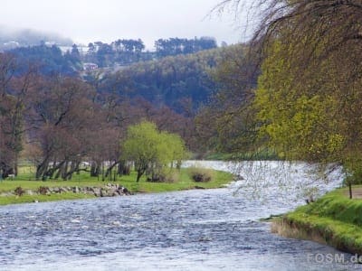 Spey nach Schneefall